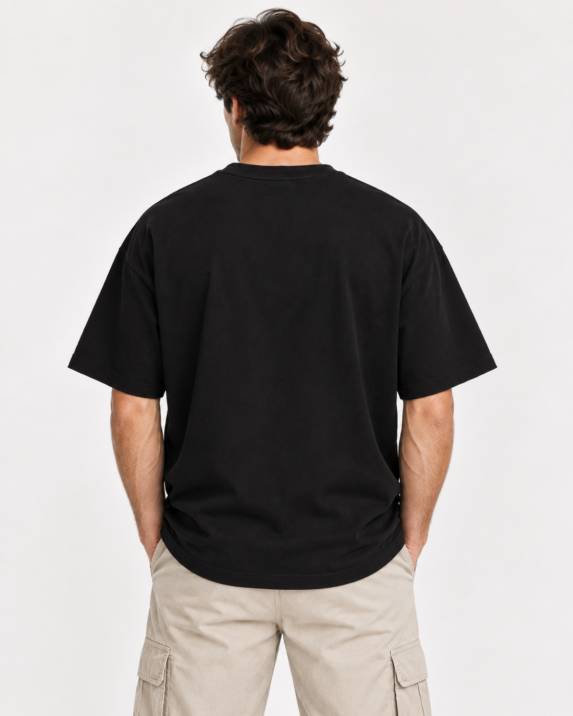 Model wearing Pickleball Self Est. Tee, back view