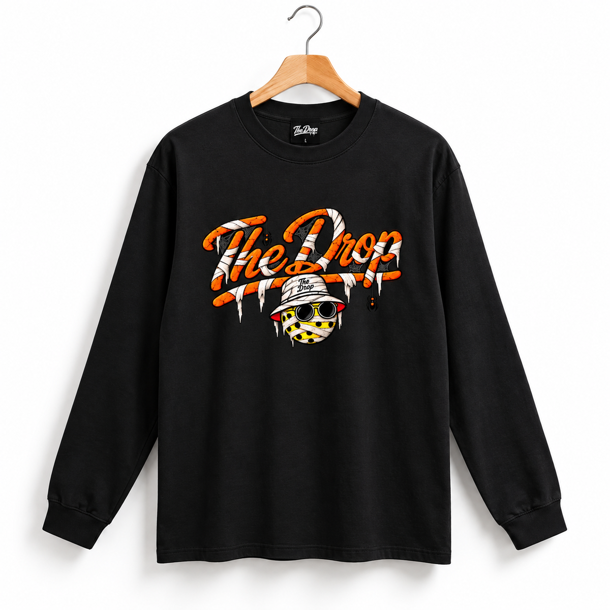 The Drop Halloween Long Sleeve — studio front view